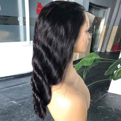 Cuticule Aligned Swiss HD Lace Wig 13x6 Frontal Human Hair Glueless Deep Wave