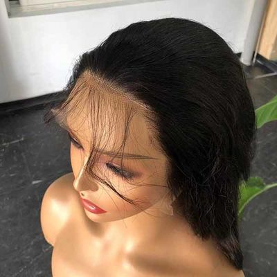 Cuticule Aligned Swiss HD Lace Wig 13x6 Frontal Human Hair Glueless Deep Wave